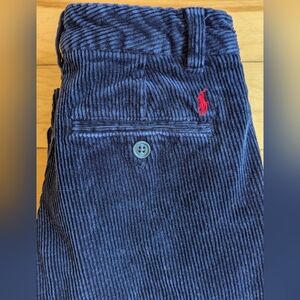 Polo Ralph Lauren, youth boys 8, navy corduroy straight pants